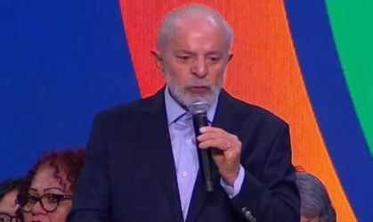 O presidente Luiz Inácio Lula da Silva no encerramento da Cúpula do G20 Social