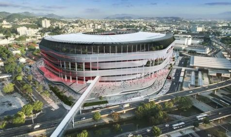 Imagem do estádio do Flamengo