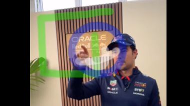 Pérez erra bandeira do Brasil em viral da RBR