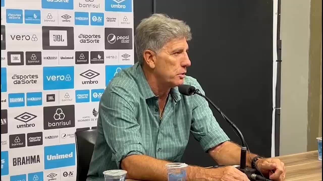 Renato Gaúcho ameça a imprensa