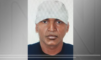 Retrato falado de suspeito de executar delator do PCC