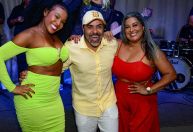 Ex-BBBs Sol e Cida curtem evento juntas 20 anos após reality
