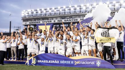 Santos foi o campeão brasileiro da Série B de 2024