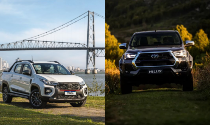 Enquanto a Strada vence no segmento geral, a Hilux é a picape média mais vendida