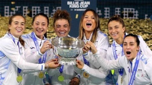 Itália conquistou o quinto título da Billie Jean King Cup
