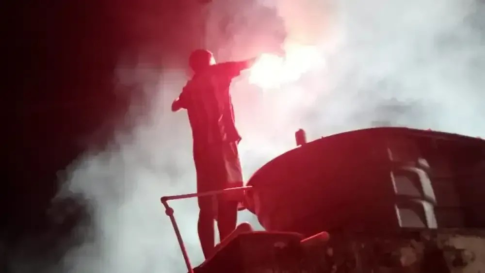 Torcedor no Atlético durante partida disputada no Independência
