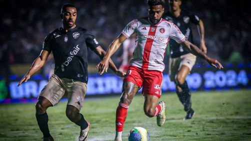Wesley fez o gol do Inter contra o Vasco, pelo Brasileirão