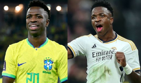 Vini Jr. tem queda de desempenho com camisa da Seleção