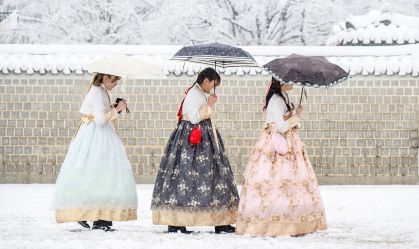 Seul tem o dia com mais queda de neve em quase 60 anos
