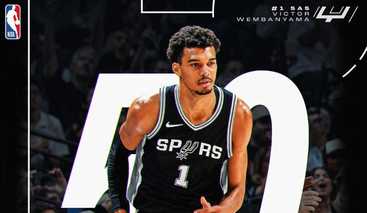 Wembanyama faz história na NBA