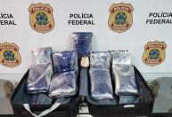 PF prende homens com 12 kg de maconha no Galeão
