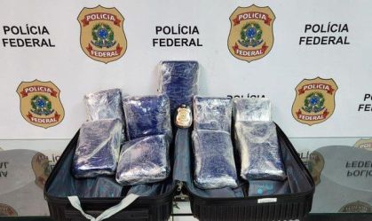 PF prende homens com 12 kg de maconha no Galeão