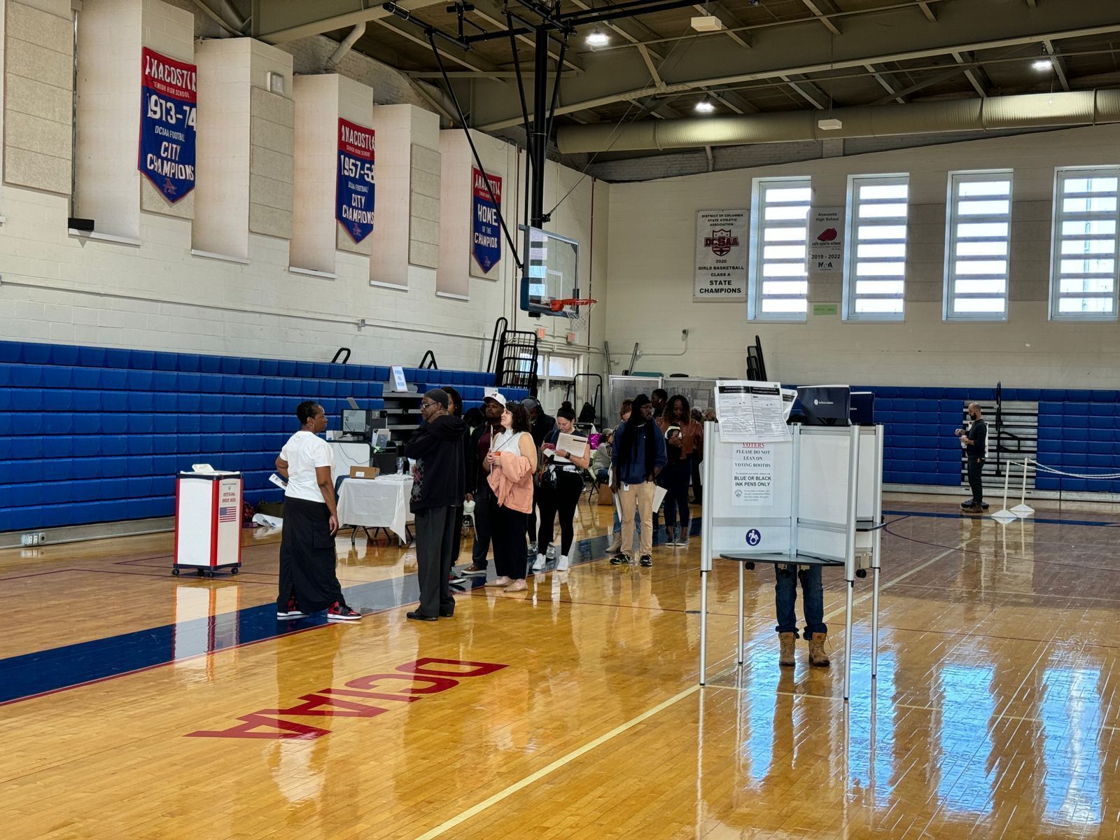 Local de votação em Washington