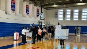 Seção eleitoral em Anacostia, Washington