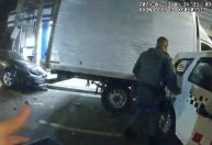 PM causa acidente durante "racha" com viatura; câmera corporal registrou imagens