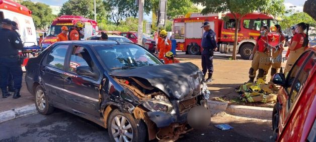 Acidente aconteceu em Brasília