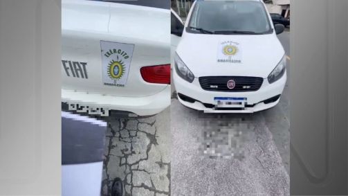 Carro circulava por Santa Catarina com falsa identificação do Exército