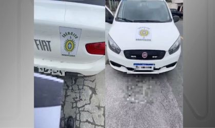Carro circulava por Santa Catarina com falsa identificação do Exército