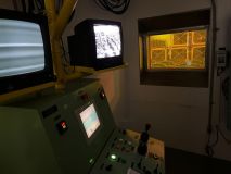 Sala de armazenamento de detritos radioativos