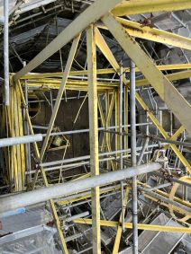 Local onde será colocado o reator, o espaço pequeno que irá gerar toda energia da nova usina