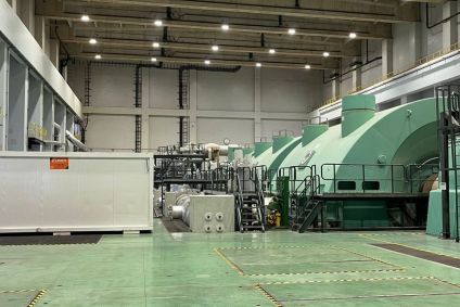 Prédio interno da usina nuclear de Angra 2
