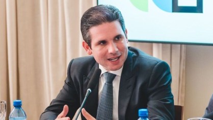 O deputado Hugo Motta (Republicanos-PB), em almoço da Frente Parlamentar do Empreendedorismo (FPE), em Brasília