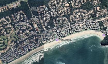 Riviera de São Lourenço, bairro de alto padrão, está localizada no litoral norte de São Paulo