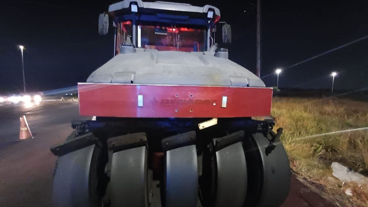 Máquina que atingiu a vítima em Pernambuco
