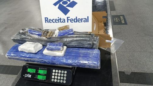 Droga apreendida no aeroporto de Salvador (BA)