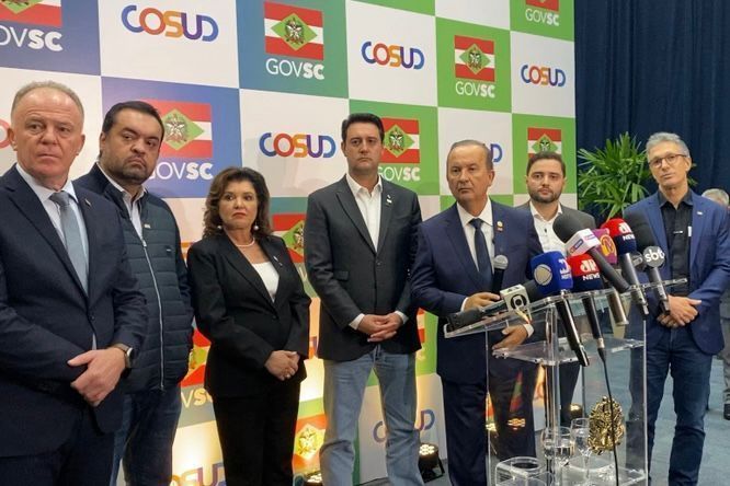 Reunião governadores SC