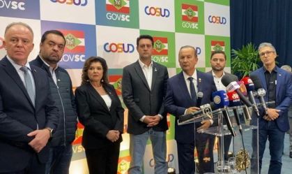 Reunião governadores SC