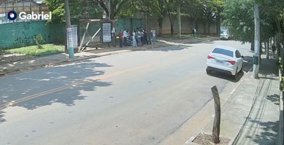 Rapaz baleado é logo socorrido