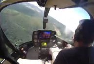 Vídeo: urubu atinge helicóptero no interior de SP