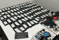 Polícia apreende 86 celulares e descobre "assistência técnica" em prisão de MT