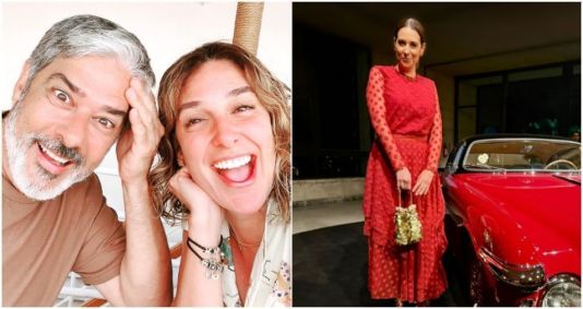 William Bonner e esposa