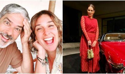 William Bonner e esposa