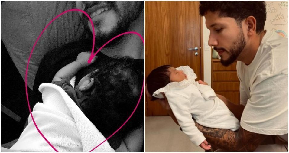 Yuri Lima e filha