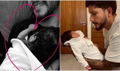 Yuri Lima e filha