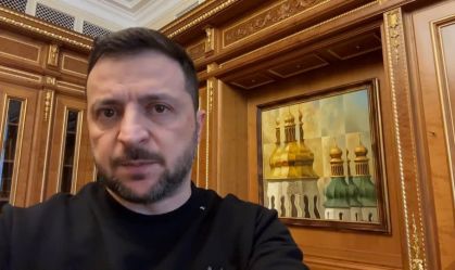 Presidente da Ucrânia, Volodymyr Zelensky.