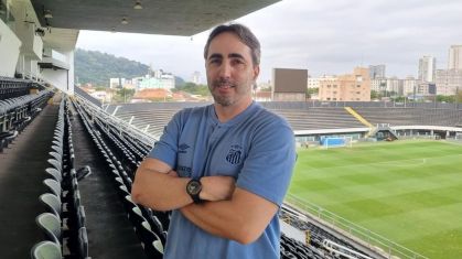 Leandro Zago, técnico do Sub-20 do Santos