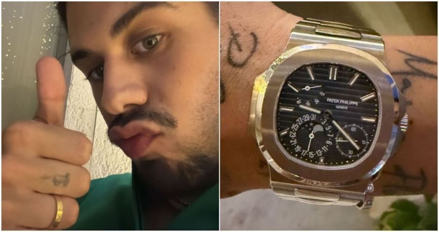 Zé Felipe mostra relógio luxuoso que ganhou de Zé Felipe • Instagram / Zé Felipe