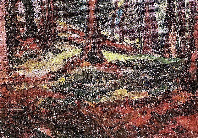 A Floresta (1912) - Coleção Gilberto Chateaubriand - MAM/RJ • Reprodução fotográfica Leonardo Crescenti/Enciclopédia Itaú Cultural