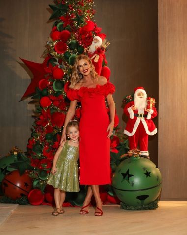Ana Paula Siebert mostra decoração de árvore de Natal • Instagram/Ana Paula Siebert