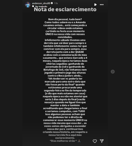 • Reprodução Instagram