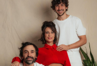 Grávida, Andréia Horta se declara ao cunhado, Julio Andrade