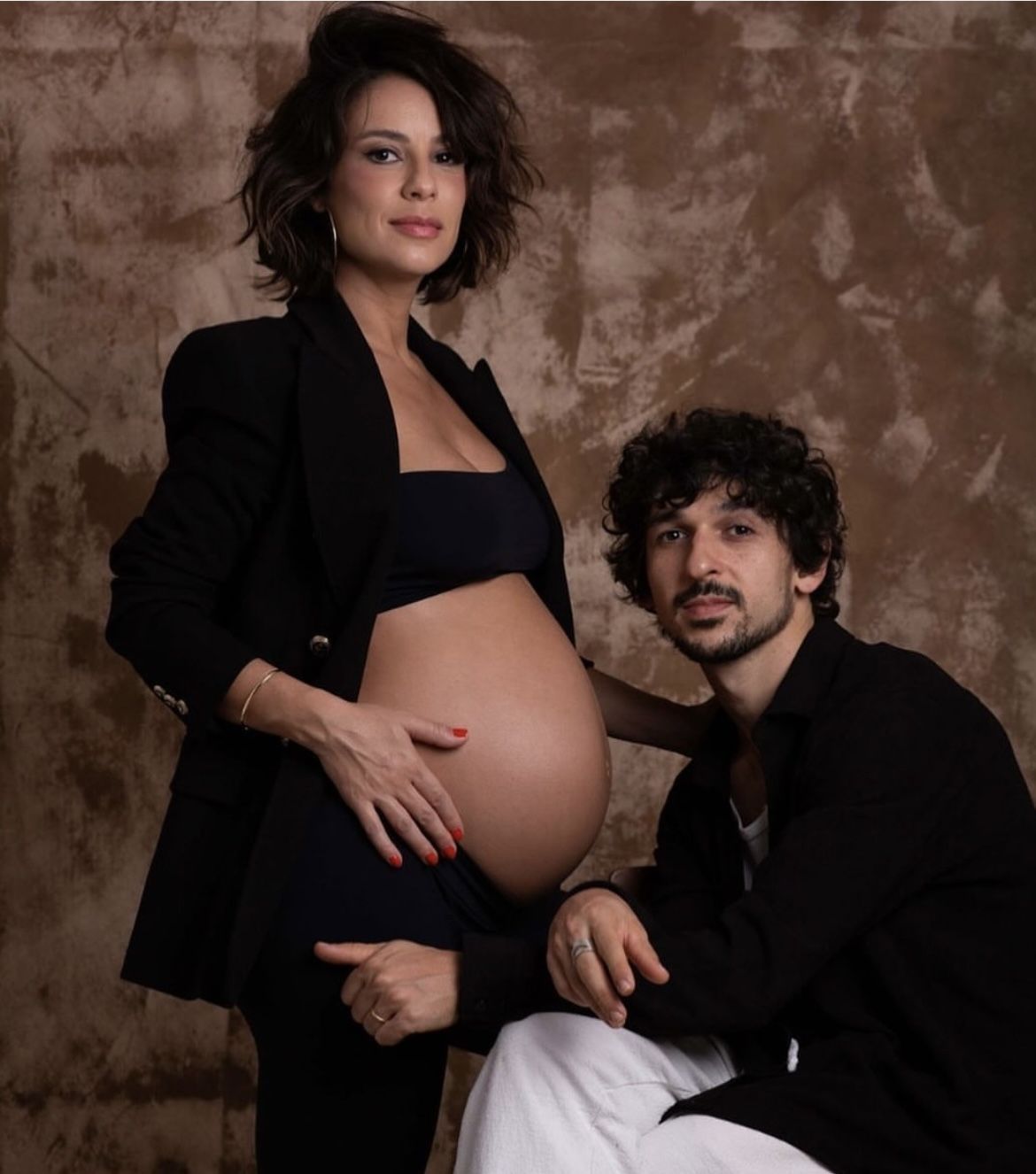 Andréia Horta mostrou barrigão na reta final da gravidez • Instagram/Andréia Horta