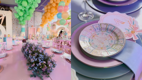 Festa de aniversário de um ano de Mavie, filha de Bruna Biancardi e Neymar