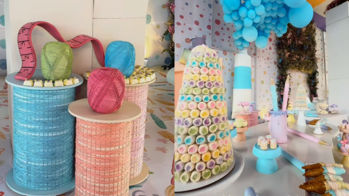 Festa de aniversário de um ano de Mavie, filha de Bruna Biancardi e Neymar