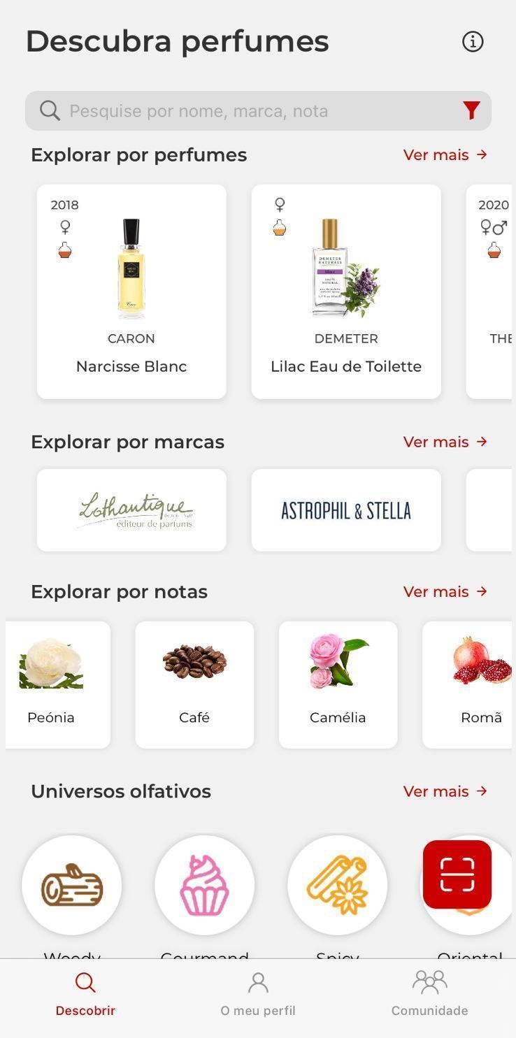 Veja como usar o aplicativo "Perfumist" • Reprodução/Perfumist