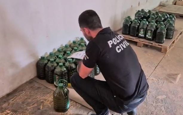 Operação foi realizada por meio da Delegacia Especializada de Defesa do Consumidor (Decon) e em conjunto Ministério da Agricultura e Pecuária (Mapa) • Divulgação/Decon-PCES